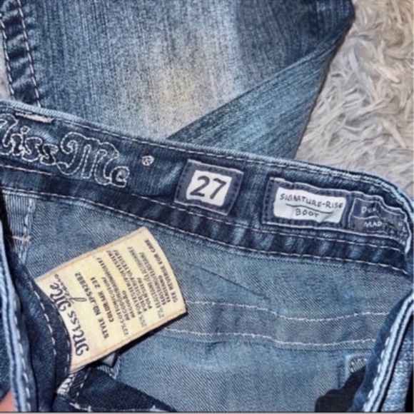 Miss Me Jeans Signature Rise Boot Cut Size 27 - Picture 9 of 11